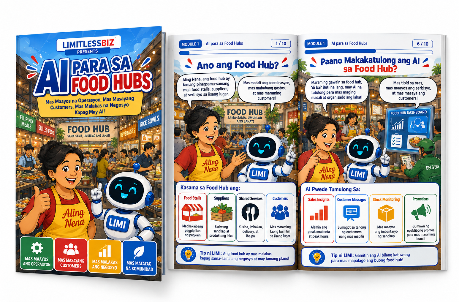 LimitlessBiz Food Hubs & Carinderias Edition comics cover